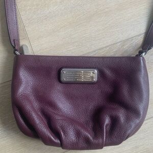 Marc By Marc Jacobs Vintage Purple Leather Crossbody Bag
